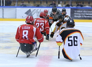 Очередная победа российских следж-хоккеистов на чемпионате Европы IPC в Швеции