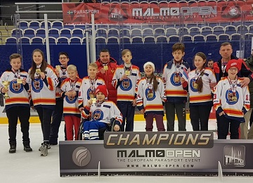 Детская следж-хоккейная команда «Тропик» стала победителем международного турнира Malmö Open