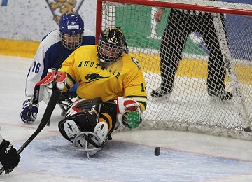 Хоккей-следж: финны обыграли австралийцев в группе С
