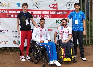 Российские спортсмены завоевали серебряную и бронзовую медали на международных соревнованиях по парабадминтону в Уганде