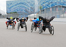На трассе «Сочи Автодром» завершился VIII Международный полумарафон на спортивных колясках Рецепт-Спорт
