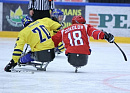 Сборная России по следж-хоккею одержала вторую победу подряд на чемпионате Европы в Швеции