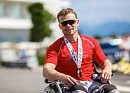 Россиянин стал первым в мире параатлетом-колясочником, переплывшим Волгу