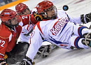 Сборная РФ по следж-хоккею по буллитам уступила Южной Корее в матче Паралимпиады