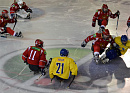 Сборная России  улетела на VII чемпионат мира по следж-хоккею в Коян (Республика Корея)